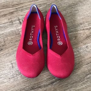 Red Rothy’s Ballet Flats 8.5